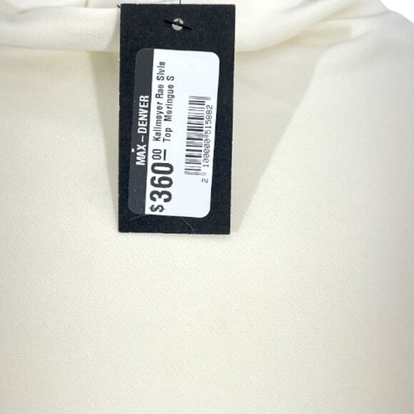 Kallmeyer Rae Sleeveless Top Meringue Small New $360 - Picture 4 of 4